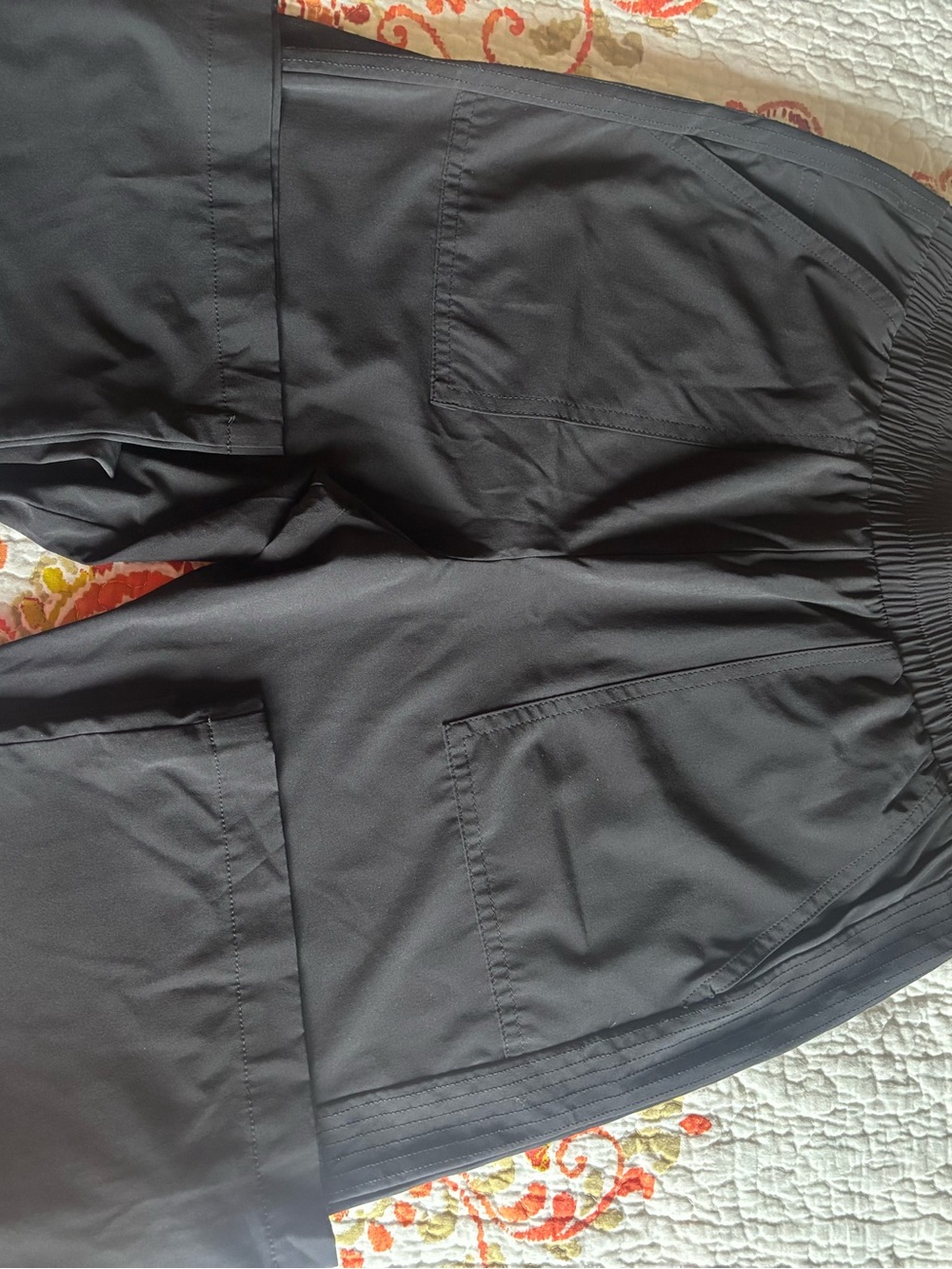 Soma Black Athleticwear-Look Lounge Pants. Elastic-Waist Size S